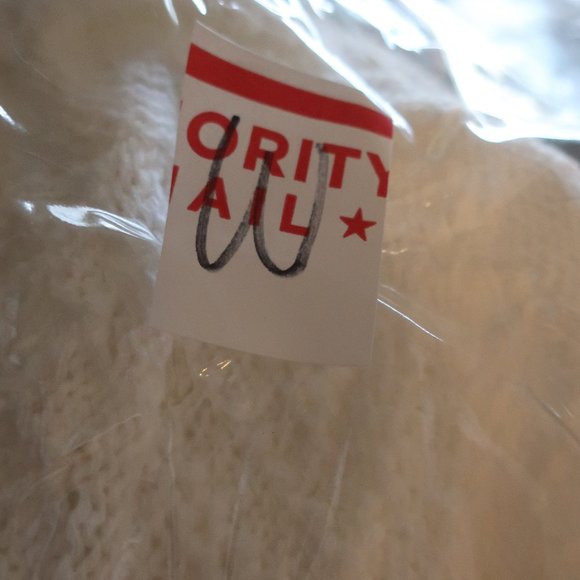 NWT Baby Girls Angels White Hooded Knit Sweater Cape 3T* - Picture 11 of 11